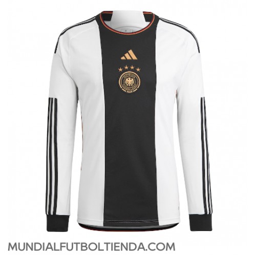 Camiseta Alemania Primera Equipación Replica Mundial 2022 mangas largas